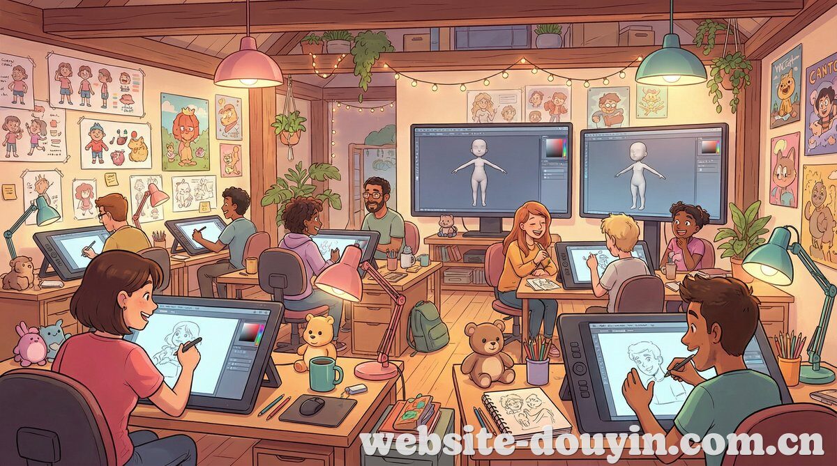 抖阴动画创作视频
